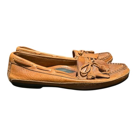 Johnston Murphy Men’s Tassel Loafers Brown Size 10 Leather Made In Brazil main image 8